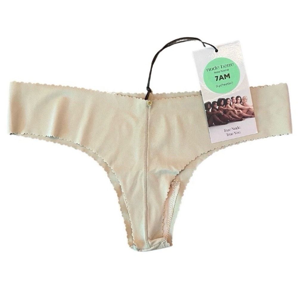 Nude Barre Seamless Thong Panty XS NWT Nude‎ Beige